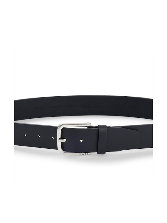 Hugo Boss Men's Leather Belt Black