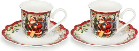 Marva Cup with Santa Claus 2 Pieces Marva Cup with Santa Claus 2 Pieces