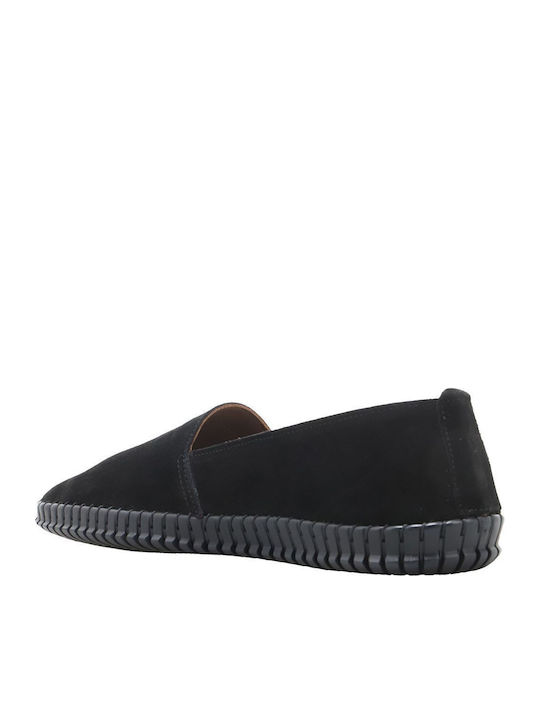 Women's Suede Espadrilles Black