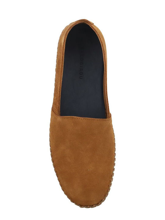 Women's Suede Espadrilles Tabac Brown