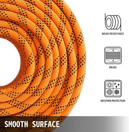 Vevor 9/16" Double Braid Polyester Rope 200ft 1100lbs Dlsbz16mmx61m0001v0