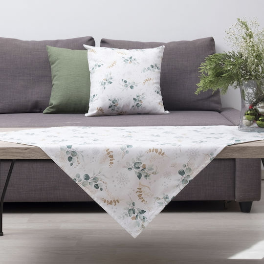 Dimeco Christmas Tablecloth Fabric Green L135xW180cm.