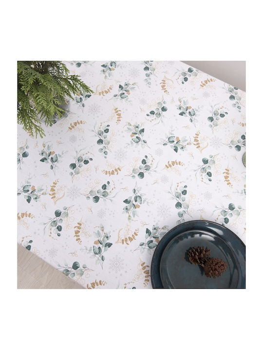 Dimeco Christmas Tablecloth Runner Fabric Green L40xW160cm.