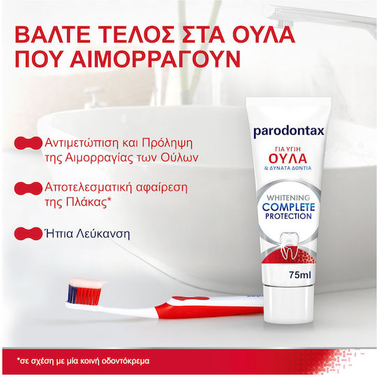 Parodontax Whitening Complete Protection Zahnpasta für Aufhellung & Ulitis 75ml