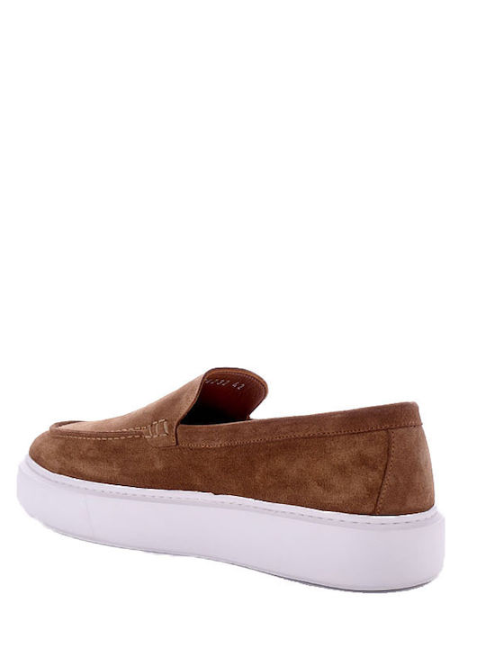 Men's Leather Moccasins Brown