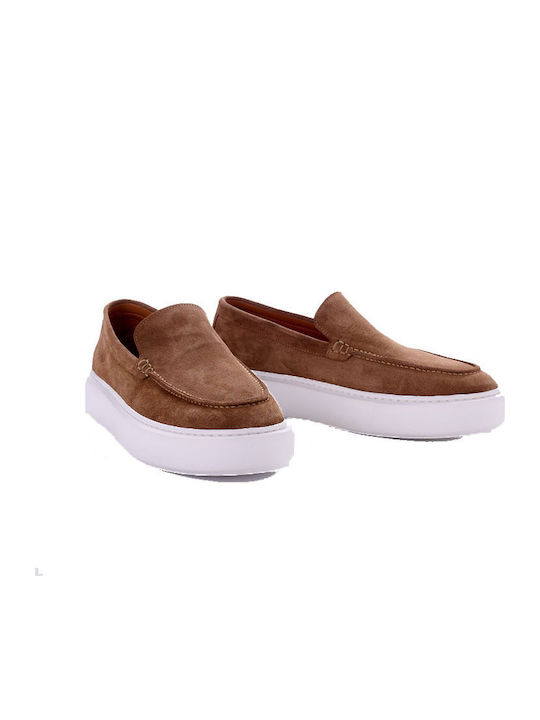 Men's Leather Moccasins Brown