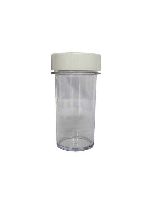 Plastic Tabletop Rotating Spice Rack Transparent