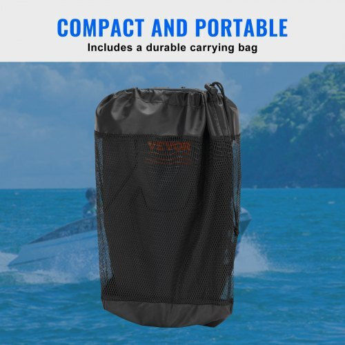Vevor Bootsplanen & Abdeckungen Schutzcover M21.844cm x P40.64cm Schwarz Farbe