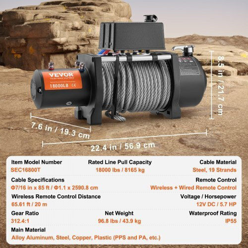 Vevor Electric 4x4 Car Winch 12V