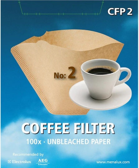 Filtru de cafea nr. 2 100 buc. Cfp2 Electrolux 9002563139