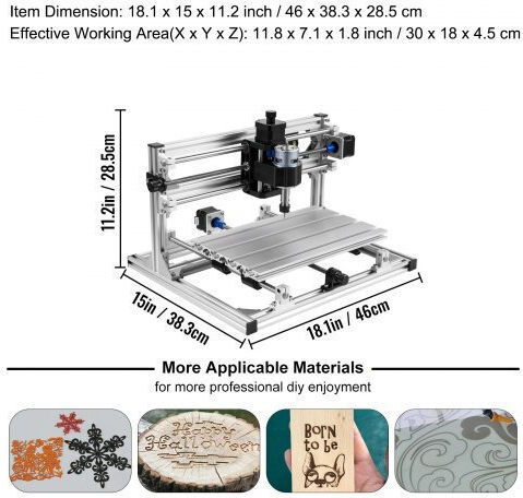 Vevor Laser Engraver Suitable for Acrylic Plexiglass Wood MDF