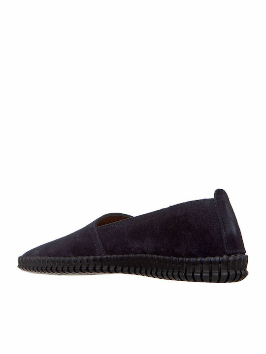 Women's Suede Espadrilles Navy Blue