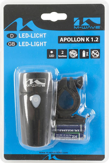 M-Wave Apollon 1.2 Led Partea din față Lumină Bicicletă