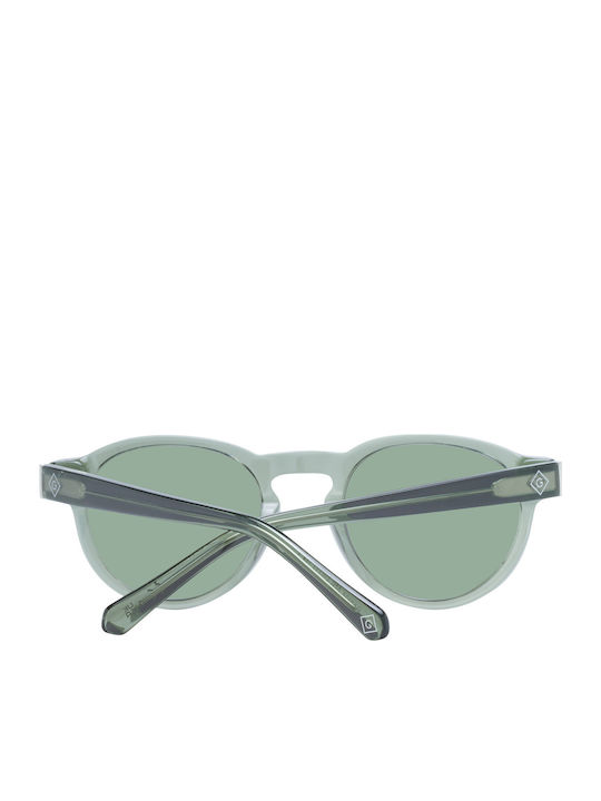 Gant Men's Sunglasses with Transparent Plastic Frame and Polarized Lens