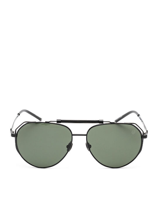 Belstaff Sunglasses Μαύρα with Metal Frame & Green Lens Belstaff Sunglasses Μαύρα with Metal Frame & Green Lens