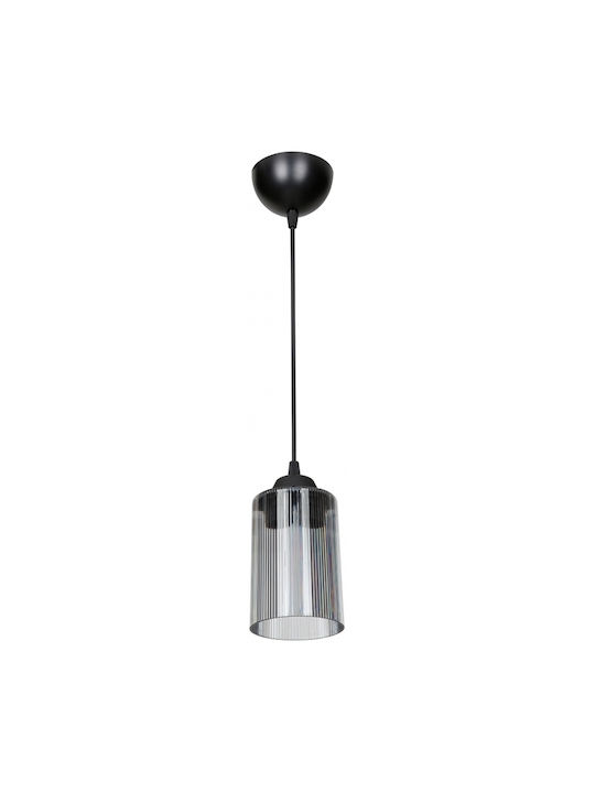 GloboStar Pendant Light Black Bell with Socket E27 10x10x77cm