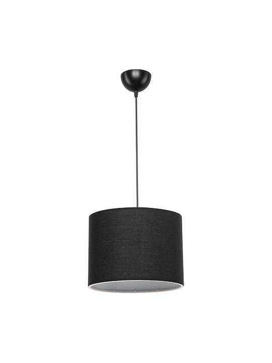 GloboStar Blaze Pendant Light Black with Socket E27 22x22x90cm