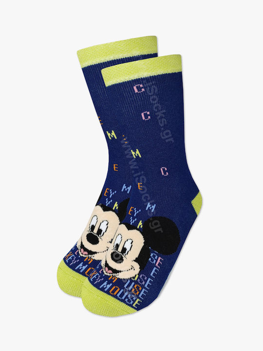 Disney Kids' Socks Non-Slip Blue