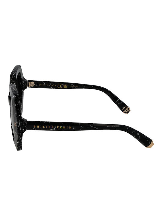 Phillip Plein Women's Sunglasses with Black Plastic Frame and Black Gradient Lens PP039M 0869