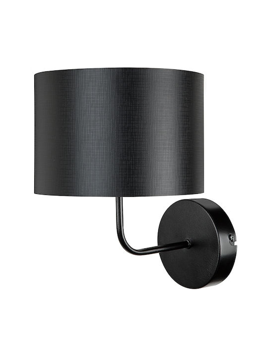 GloboStar Vintage Lamp Wall with Socket E27 Black 26x29cm