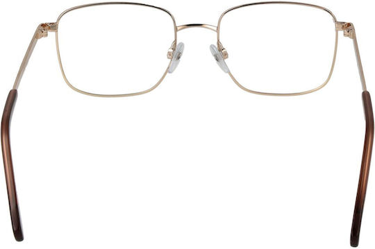 Benetton Männlich Metallisch Brillenrahmen Rot BEO309 185
