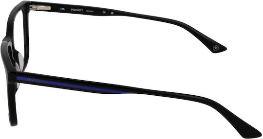 Hackett Kunststoff Brillenrahmen Schwarz HEK129-002