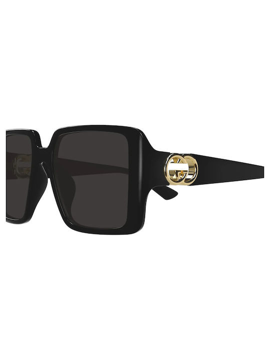 Gucci Women's Sunglasses with Black Plastic Frame and Black Lens GG1692S 001