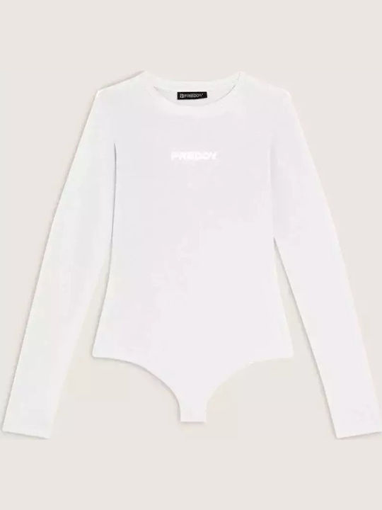 Bodysuit pentru femei Alb