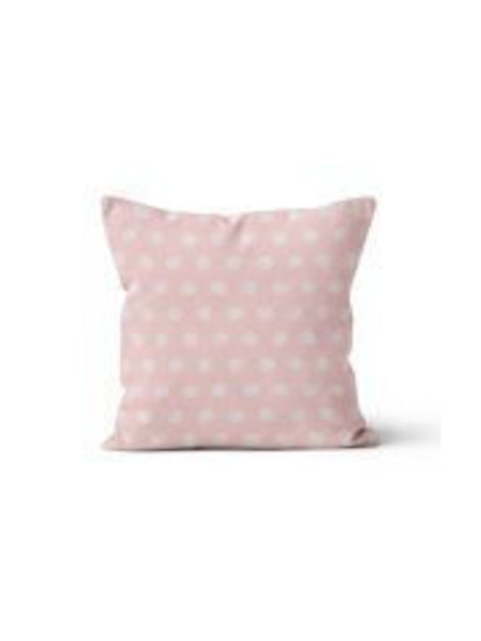 Beauty Home Decorative Pillow Case from 100% Cotton Orange 40x40cm.