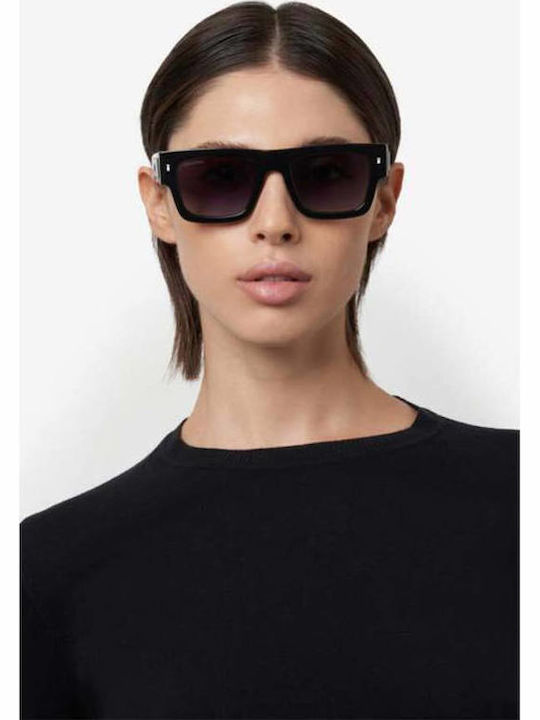 Dsquared2 Icon Men's Sunglasses with Black Plastic Frame and Black Gradient Lens ICON 0021/S 807/9O