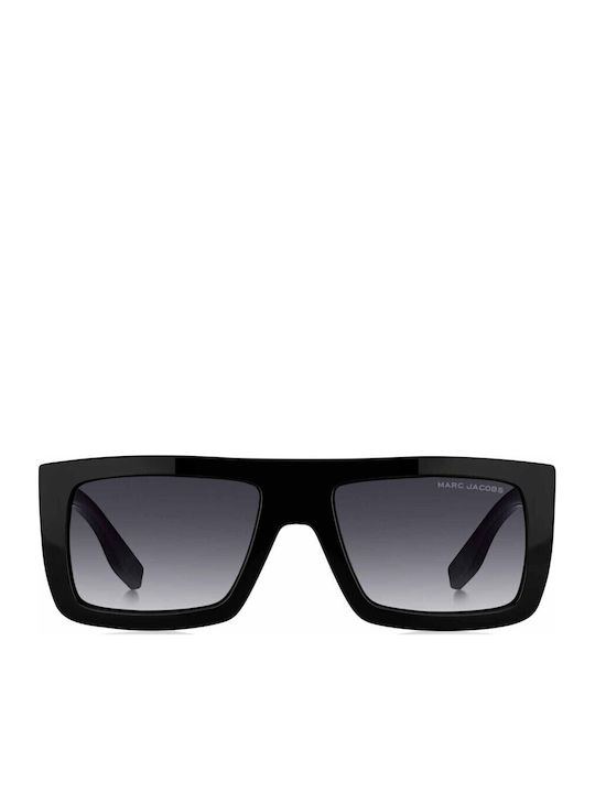 Marc Jacobs Unisex Γυαλιά Ηλίου με Μαύρο Κοκκάλινο Σκελετό και Γκρι Ντεγκραντέ Φακό Marc 775/S 807/9O
