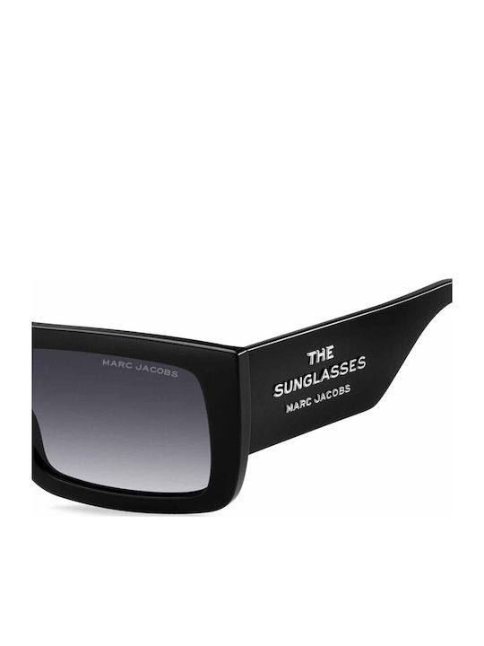 Marc Jacobs Unisex Γυαλιά Ηλίου με Μαύρο Κοκκάλινο Σκελετό και Γκρι Ντεγκραντέ Φακό Marc 775/S 807/9O