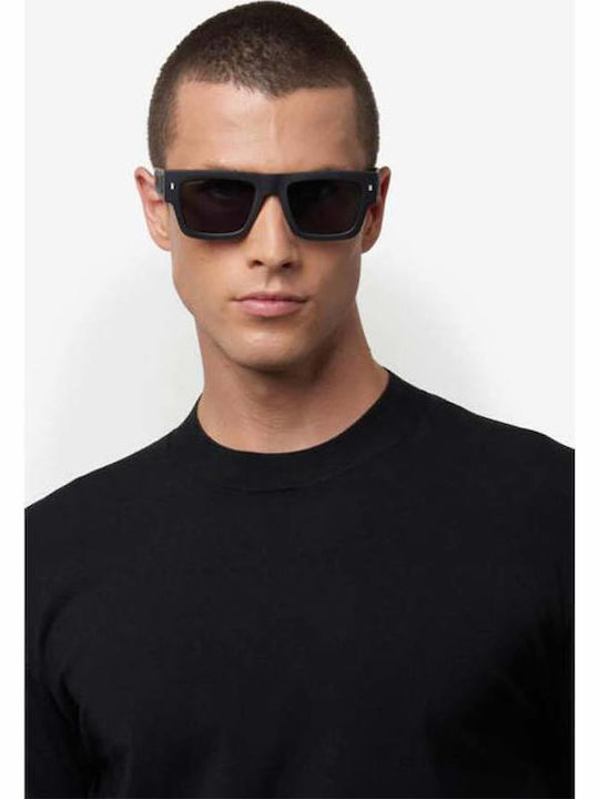 Dsquared2 Icon Men's Sunglasses with Black Plastic Frame and Black Gradient Lens ICON 0021/S 807/9O