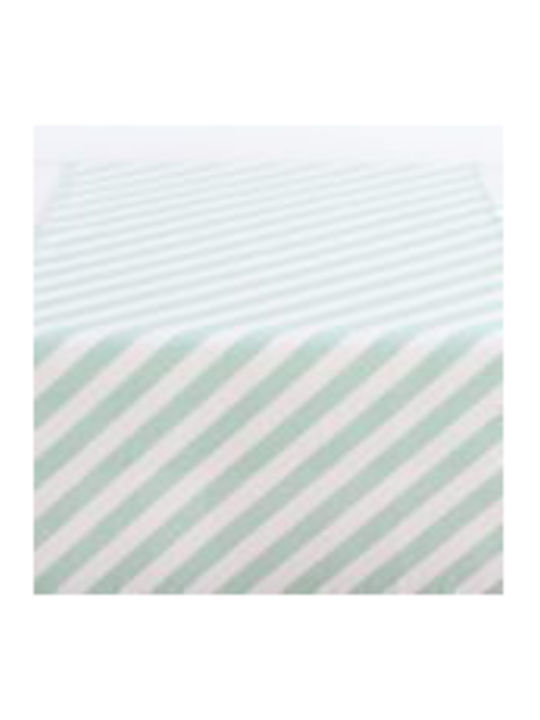 Runner Diagonal Stripe Mint Beauty Home