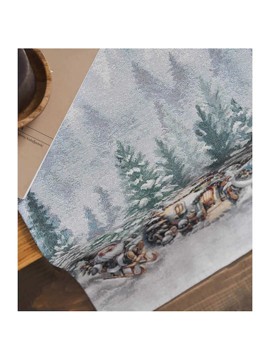 Gofis Home Christmas Tablecloth Runner Fabric L140xW45cm.