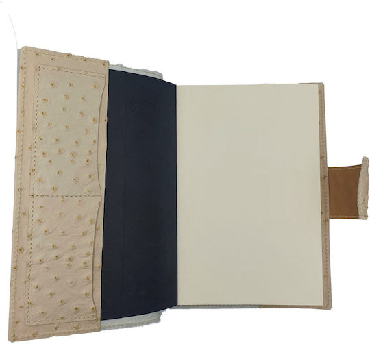 ByLeather Ημερήσια Ατζέντα 2026 Λευκή Δερμάτινη 14x22εκ.