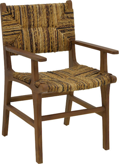 Pakketo Gartenstühle Hölzernes Refane Natur Teak 55x60x85cm