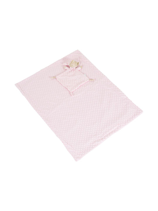 Cangaroo Blanket Nursery Swaddling Blankets Gift Set Pink & Comfort Blanket Bennie Pink 75x100cm 2pcs