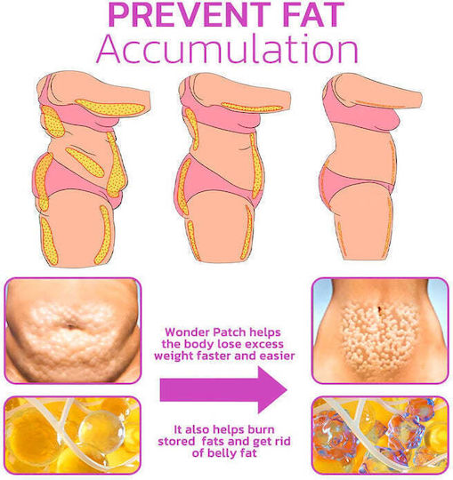 Set 5 Zola Liposuction Slimming Patches 31.5 X 17.7 Cm Made Natural Extracts