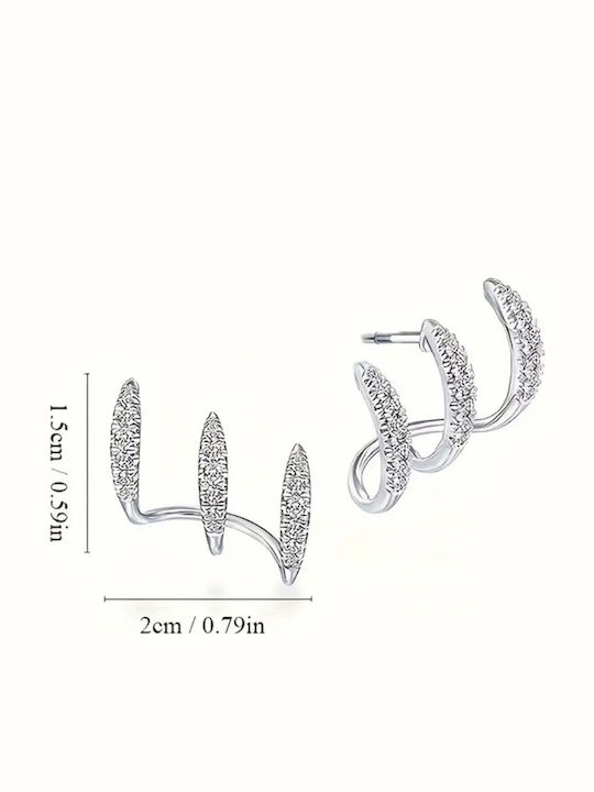 ShuShu Σκουλαρίκια Cuff από Ασήμι ShuShu Σκουλαρίκια Cuff από Ασήμι