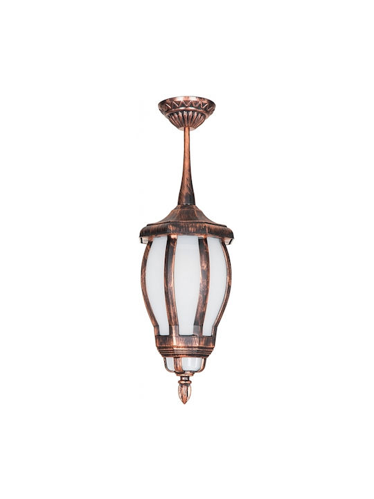 GloboStar Outdoor Hanging Ceiling Light E27 in Copper Color 203-0234