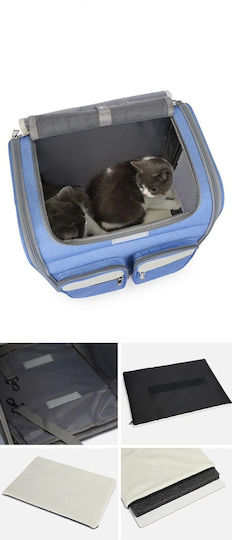 Dog/Cat Carrying Gray Trolley for 9kg Pets L41xW30xH43cm