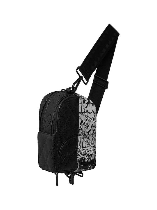 Sprayground Geantă pentru bărbați Umăr / Crossbody Neagră