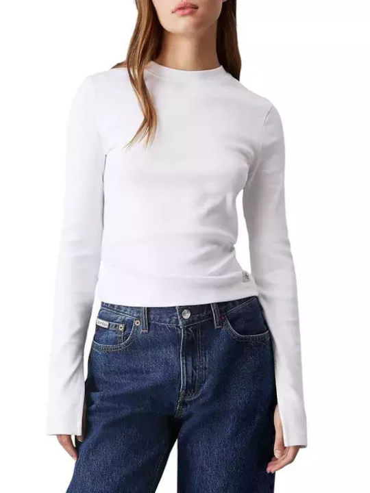 Calvin Klein Blouse Bright White J20J224760-YAF