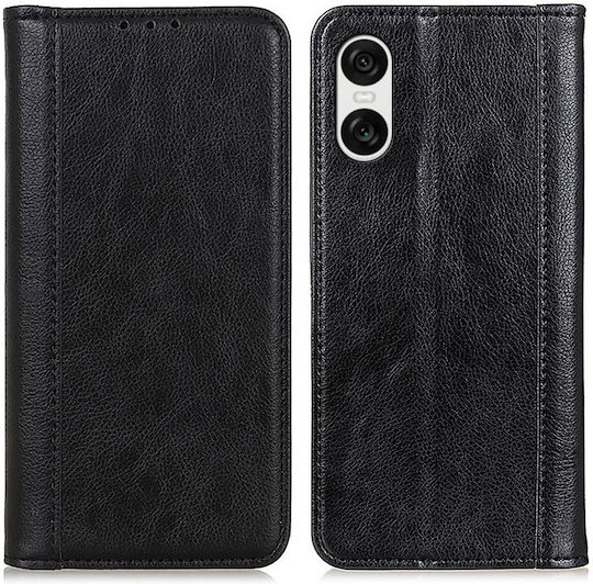 Book Leather Black (Xperia 10 VI)