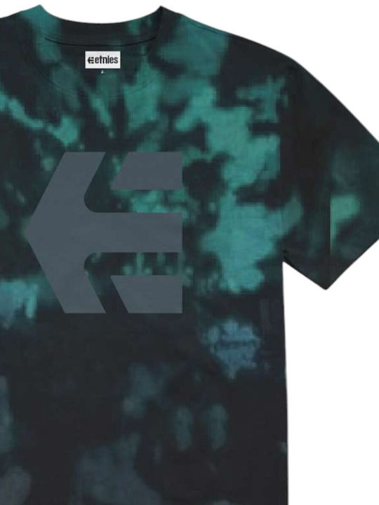 Etnies T-shirt Black, Teal