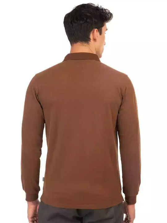 Double Polo Blouse Dk. Camel