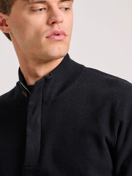 Langarm Schwarz Pullover