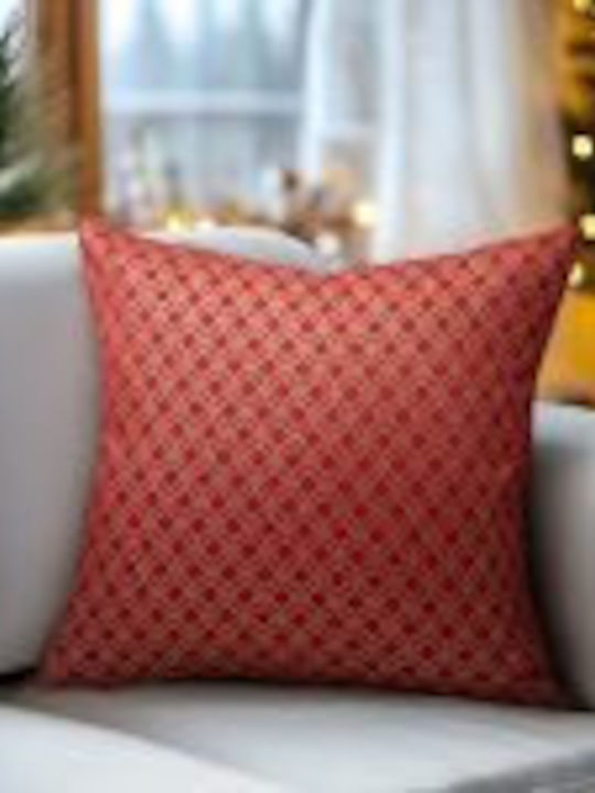 Beauty Home Christmas Decorative Pillowcase Red 40x40pcs