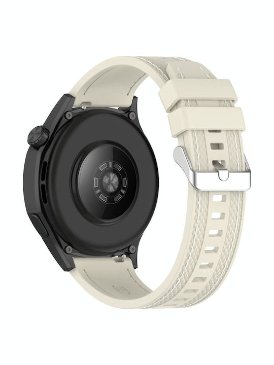 Καουτσούκ Λουράκι Μπεζ 22mm